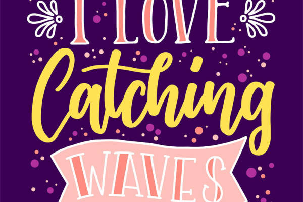 时尚海洋风格裁片印花服装，捕捉夏日海浪的活力