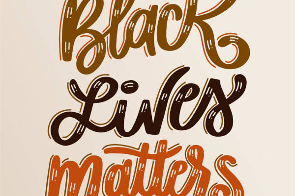 时尚宣言:'Black Lives Matter'裁片印花服装