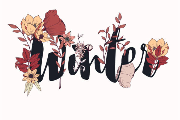 温暖冬季花卉裁片印花服装,时尚与自然的完美结合