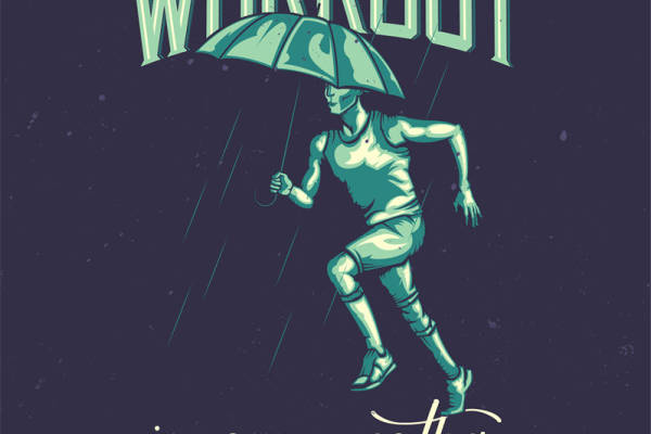 风雨无阻的裁片印花服装，展现运动精神