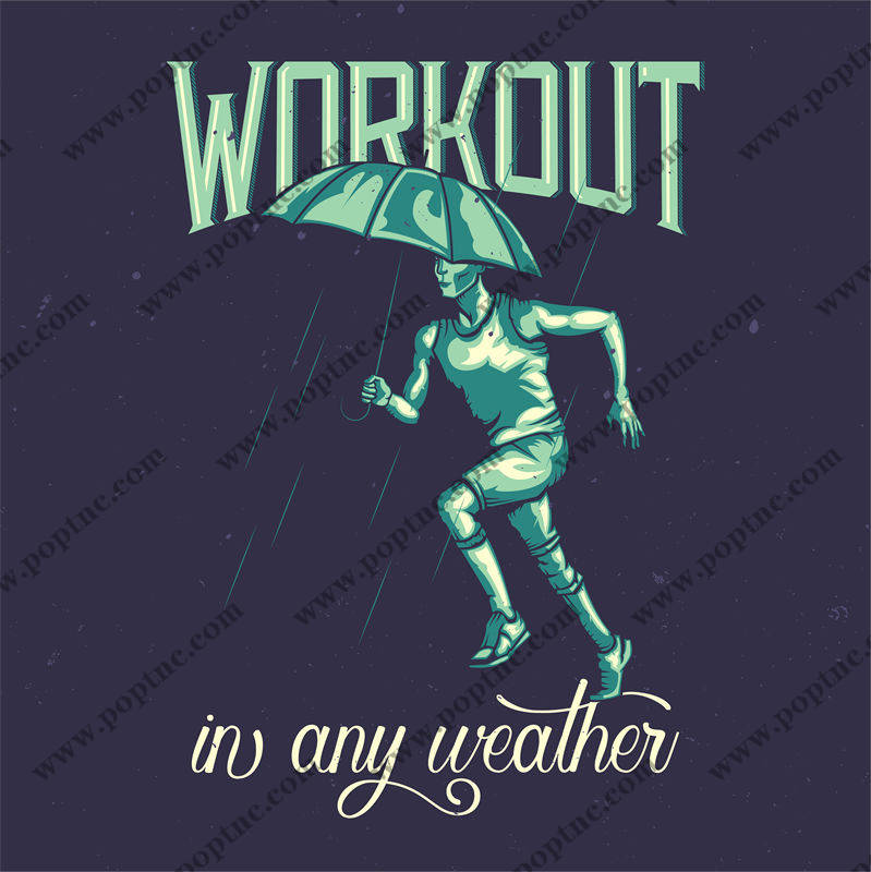 风雨无阻的裁片印花服装,展现运动精神