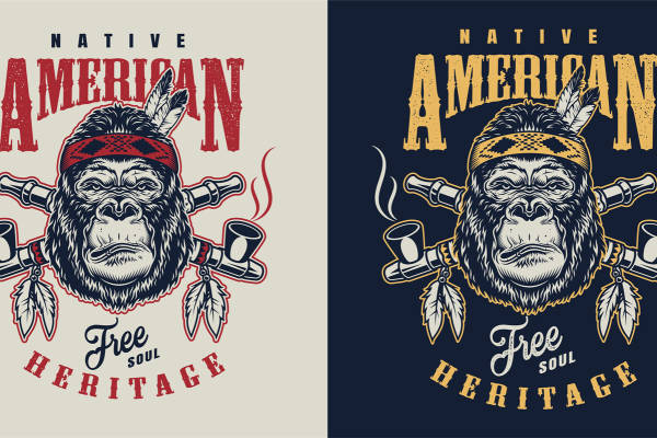 探索自由灵魂的裁片印花服装：传承美国原住民精神