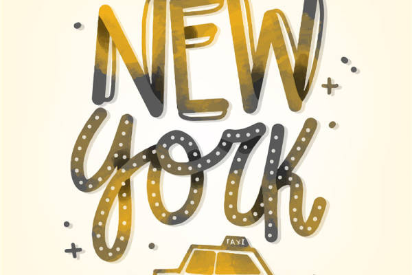 探索纽约城市风情：时尚裁片印花服装