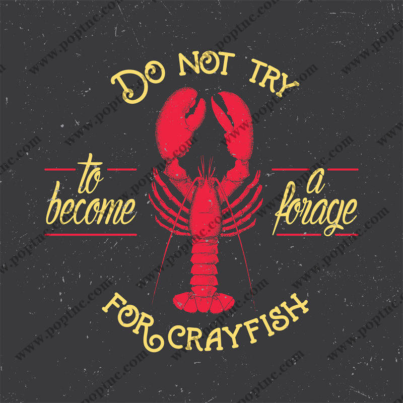 时尚个性裁片印花服装:别试图成为小龙虾的警示