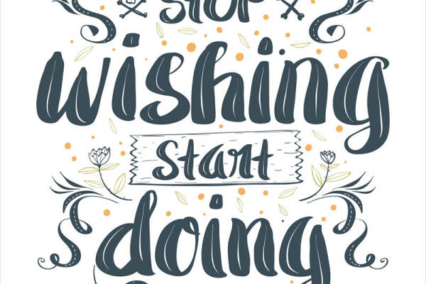 激励行动力的裁片印花服装设计：停止空想，开始行动