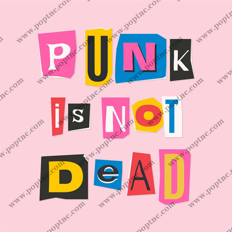 活力四射的裁片印花服装:PUNK is NOT DEAD