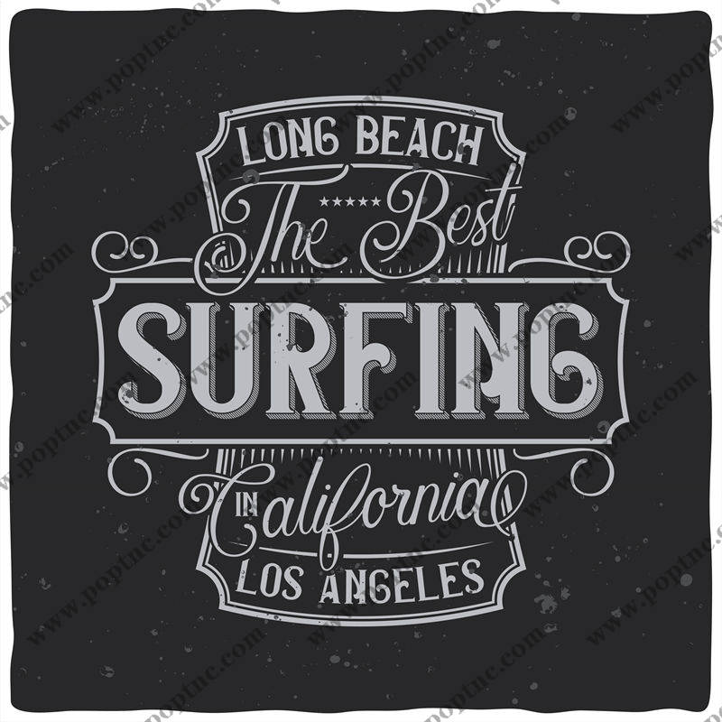 探索加州洛杉矶长滩的裁片印花服装:冲浪最佳体验