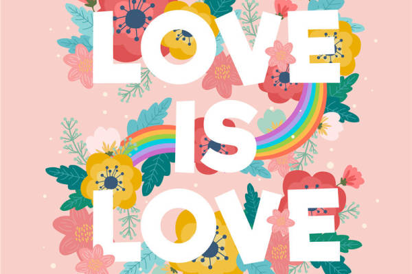 彩虹花卉裁片印花服装:爱的宣言与时尚融合