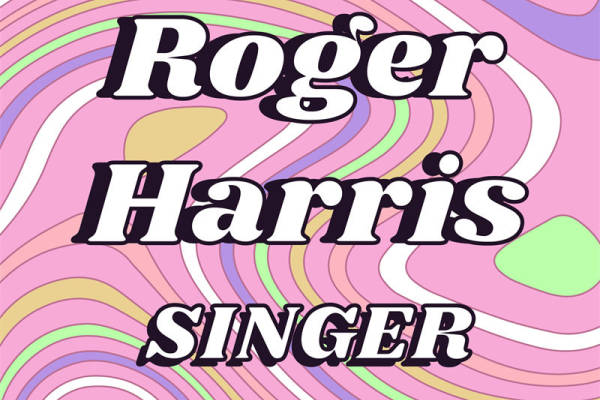 罗杰·哈里斯歌手裁片印花服装，复古风格时尚印花