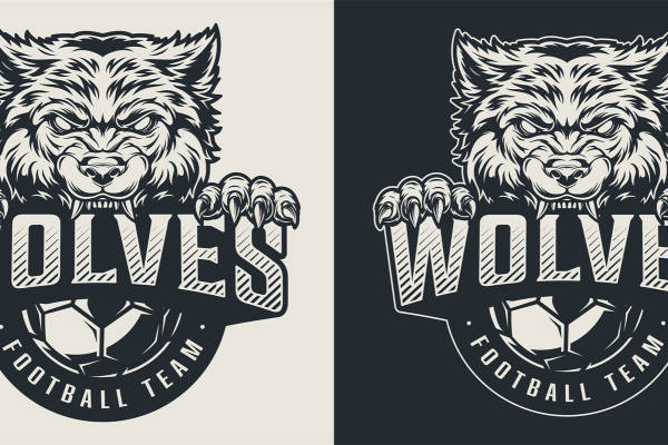 狼队足球服装印花设计：野性与力量的象征