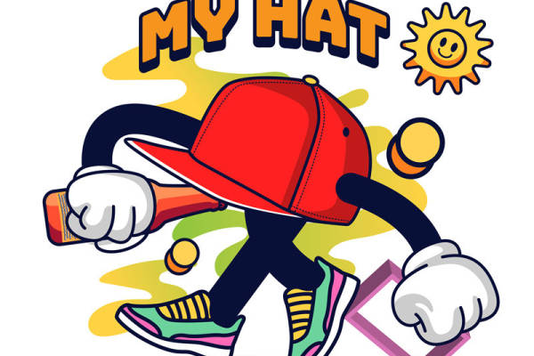 活力四射的裁片印花服装：我的帽子，我的风格