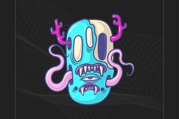 独特裁片印花:神秘海洋生物主题服装印花设计