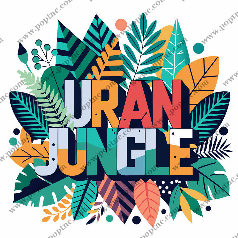 探索自然之美:都市丛林主题裁片印花服装