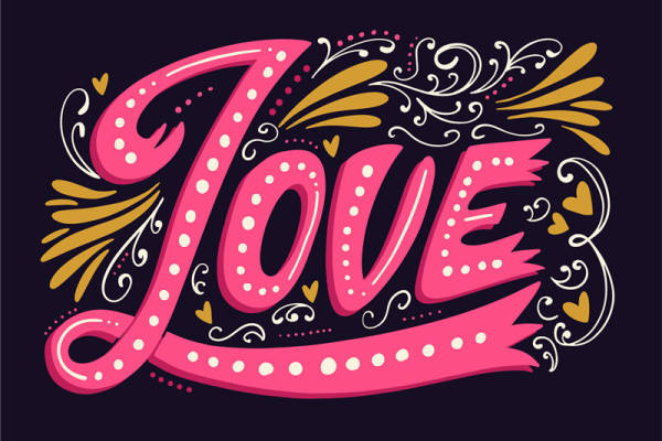 浪漫粉色爱心裁片印花服装:情人节特别版