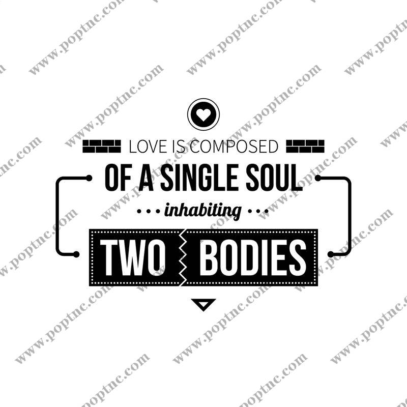裁片印花服装:爱是一颗灵魂居住在两个身体中