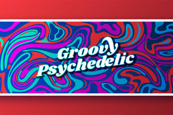 探索时尚新潮流:Groovy Psychedelic裁片印花服装印花