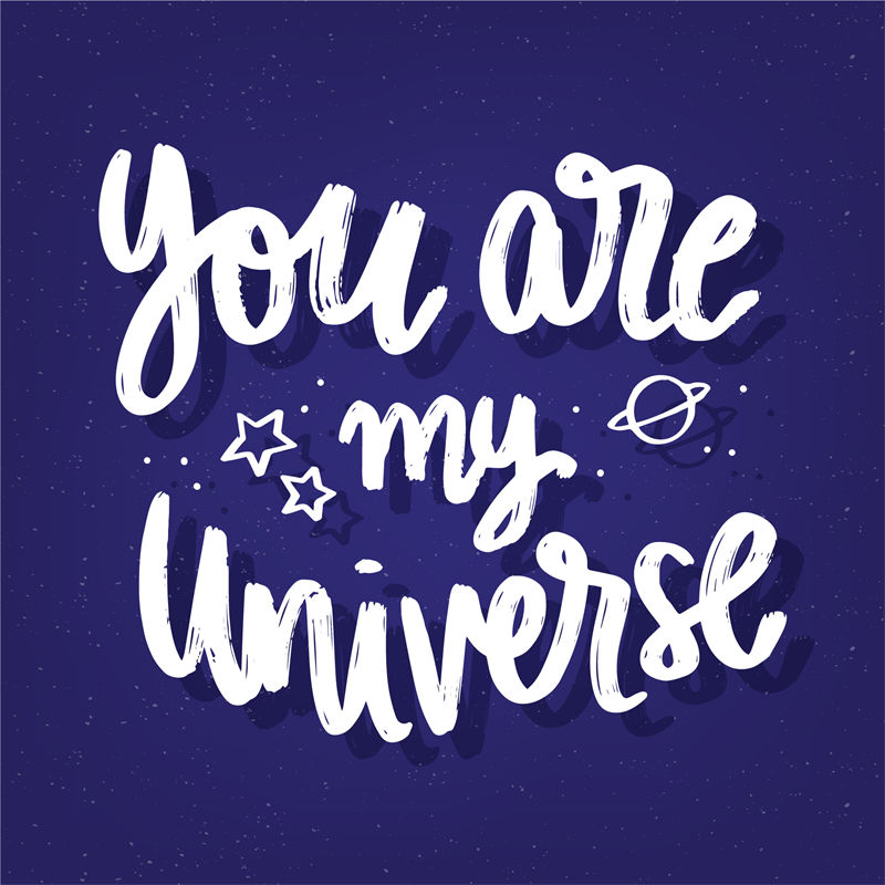浪漫星空下的裁片印花服装，你是我宇宙的中心