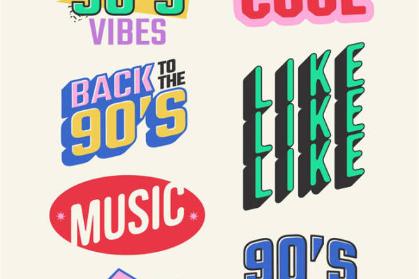 复古90年代裁片印花服装：怀旧风格与现代时尚的完美结合