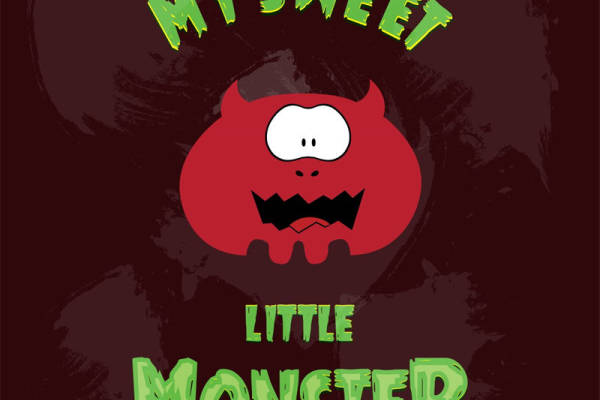 可爱小怪兽裁片印花服装，展现个性时尚风格