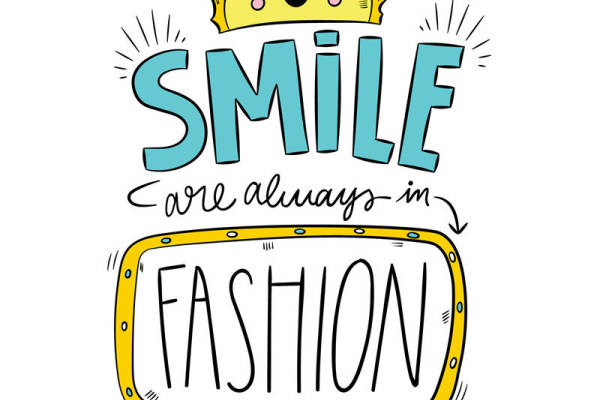 时尚微笑裁片印花服装:让快乐成为你的风格