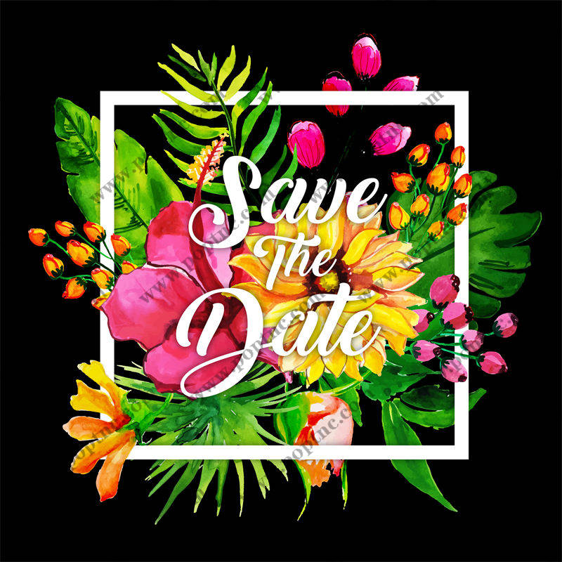 春日浪漫花卉裁片印花服装 打造独特婚礼纪念