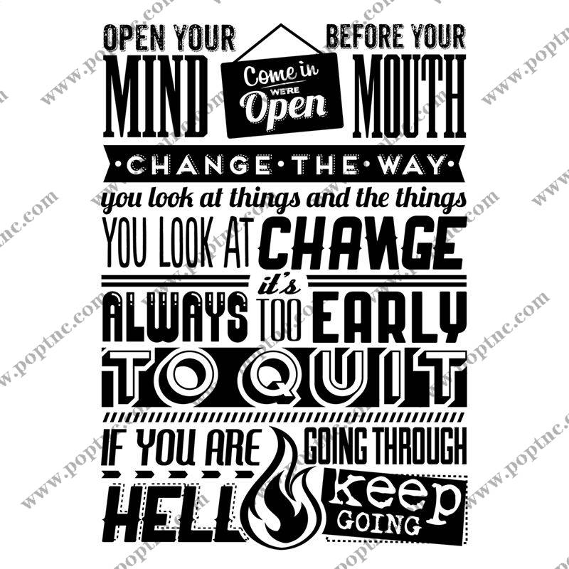 激励人心的裁片印花服装:改变视角,坚持前行