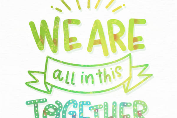 激励人心的裁片印花服装：我们同在