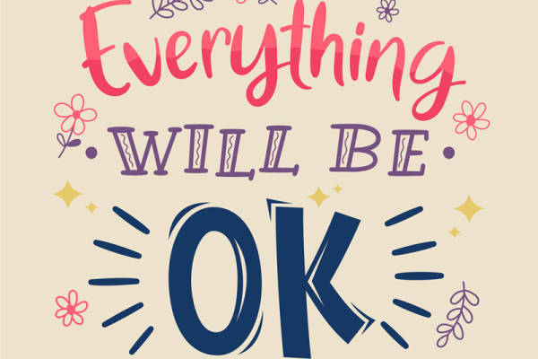 时尚治愈系裁片印花服装:一切安好,OK!