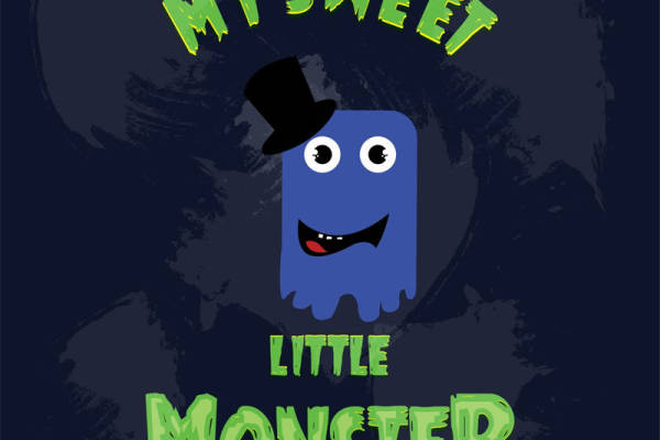 可爱小怪兽裁片印花服装，展现个性时尚风格