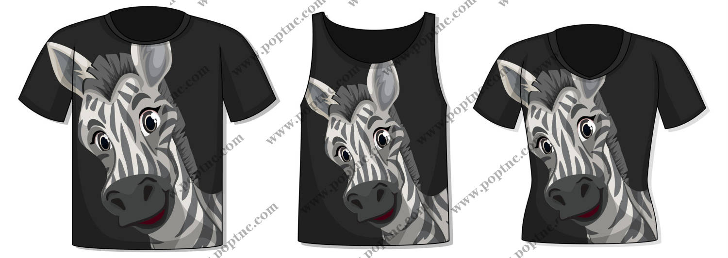 独特斑马裁片印花服装:时尚与自然的完美结合