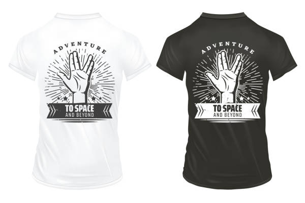 探索宇宙的裁片印花服装：太空冒险主题T恤
