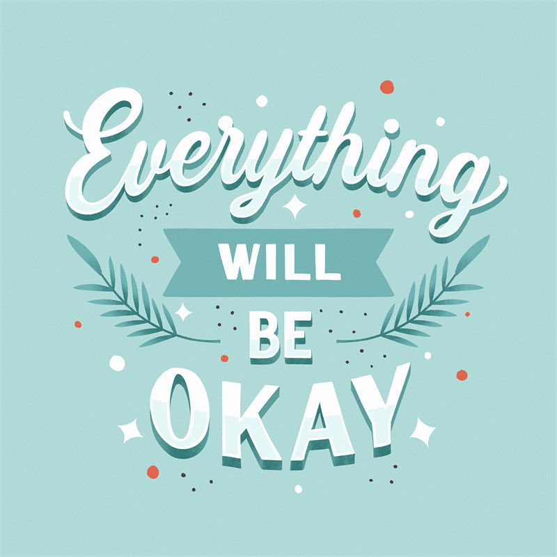 激励人心的裁片印花服装：'Everything Will Be Okay'时尚设计