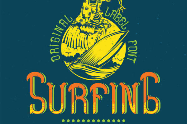 复古冲浪风格裁片印花服装:夏日海滩时尚必备