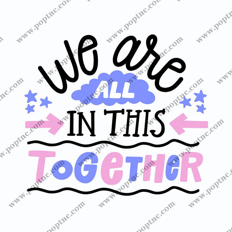 团结力量大:我们在一起的裁片印花服装