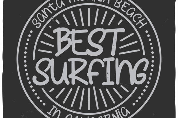 探索加州圣莫尼卡海滩的最佳冲浪服装印花设计