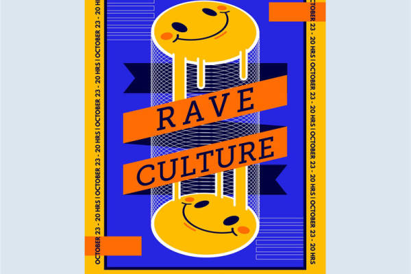 DJ ACID Rave Culture 裁片印花服装印花设计