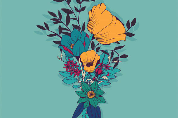 春意盎然的花卉裁片印花服装，展现自然之美