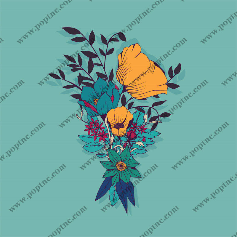 春意盎然的花卉裁片印花服装,展现自然之美