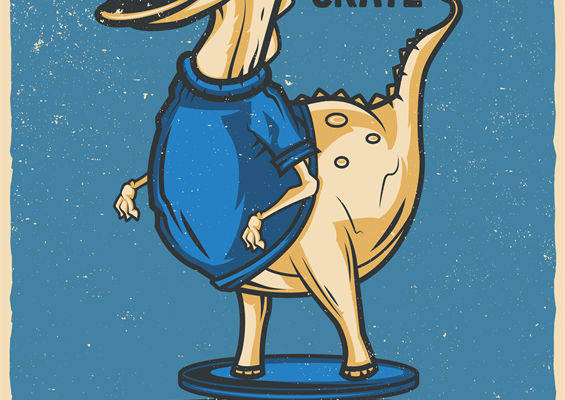 滑板恐龙裁片印花服装：潮流与趣味的完美结合