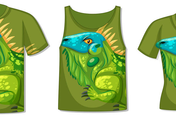 独特蜥蜴裁片印花服装,展现自然野性之美