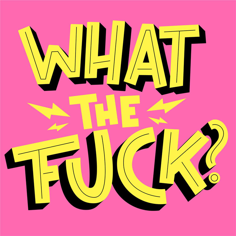 时尚前卫的裁片印花服装：'What The F*ck?' 潮流设计