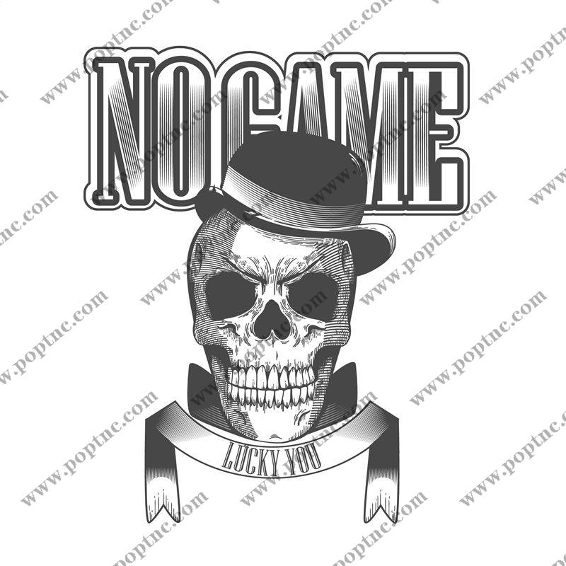 时尚骷髅头裁片印花服装 神秘与个性的完美结合