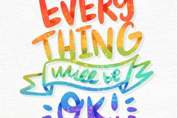 彩虹渐变裁片印花服装:一切安好,时尚新选择