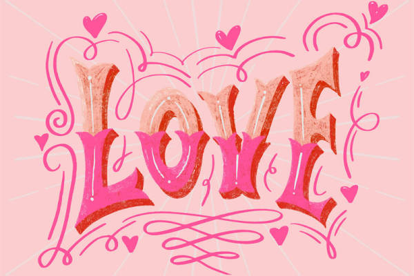 浪漫粉色系裁片印花服装，传递爱与温暖的时尚选择