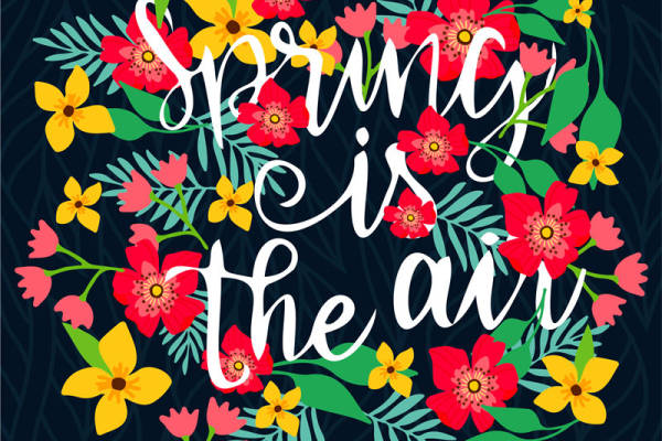 春意盎然的花卉裁片印花服装，唤醒你的春日活力