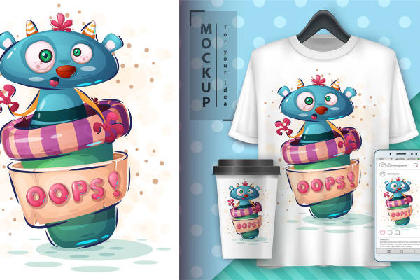 可爱卡通裁片印花服装:时尚与趣味的完美结合