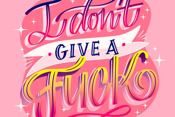 时尚前卫的裁片印花服装：'I don't give a fuck'个性表达