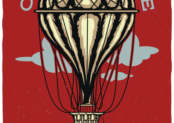 复古热气球裁片印花服装,邀你共赴天际之旅