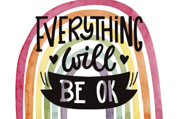 彩虹裁片印花服装：一切安好，传递正能量