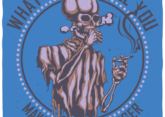 独特骷髅裁片印花服装：挑战极限，让你更强大